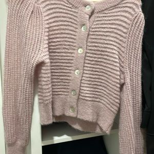 Aritzia xs sweater in pink